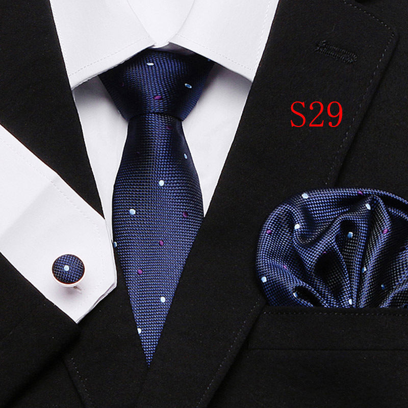 Men's Paisley Series Ties Three-piece Set