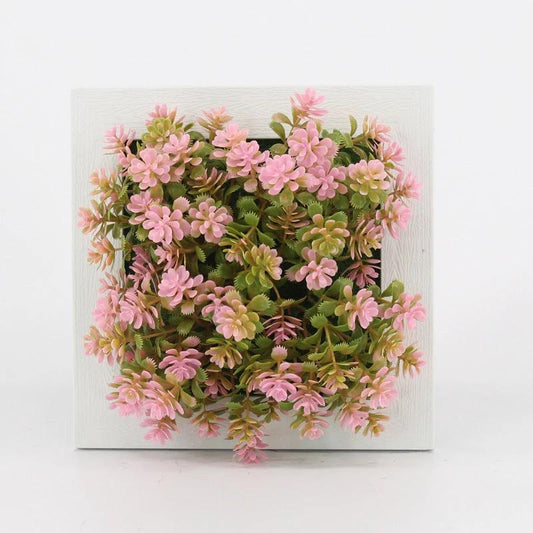 Succulent Wall Decor 3D Artificial Flower Wall Hanging by GJG Denim
