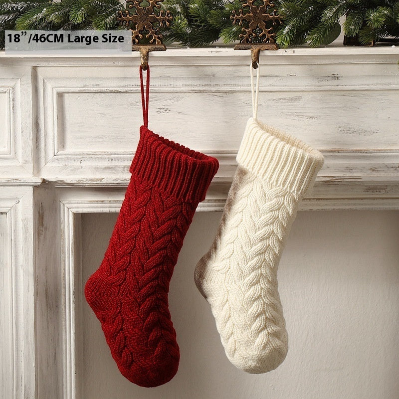 Layout Supplies Decorative Decorations Knitted Pendant Gift Bag Twist Large