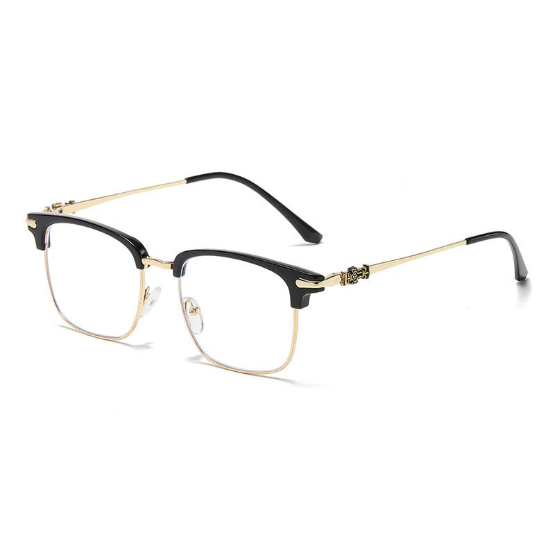Men's Retro Plate Myopia Glasses by GJG Denim