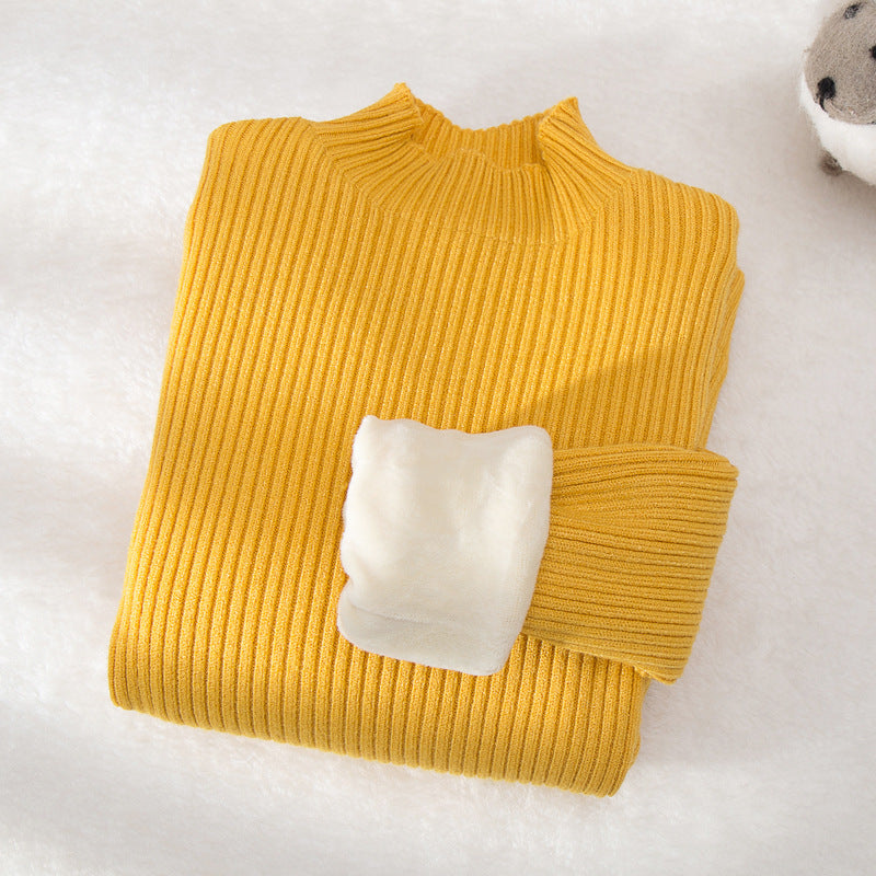 Children's Mock Neck Sweater Knitwear Top by GJG Denim