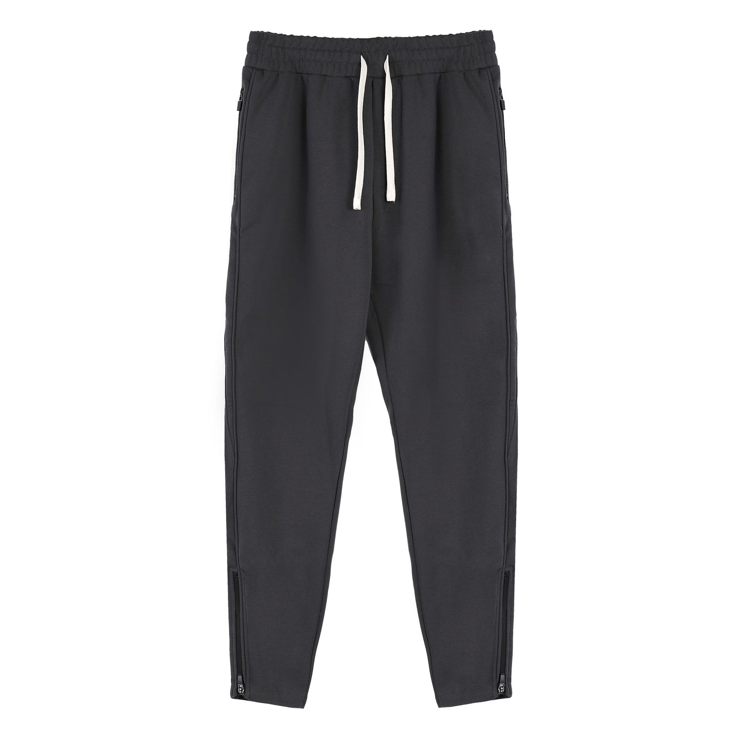Men's Slim Fit Leg Opening Ankle Zipper Sweatpants