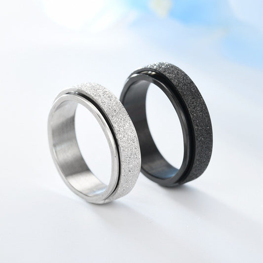 Turnable Anxiety Ring For Men