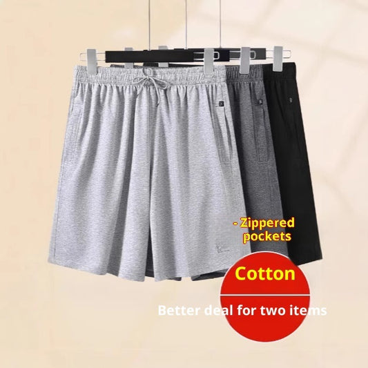 Thin Pure Cotton Casual Shorts For Men