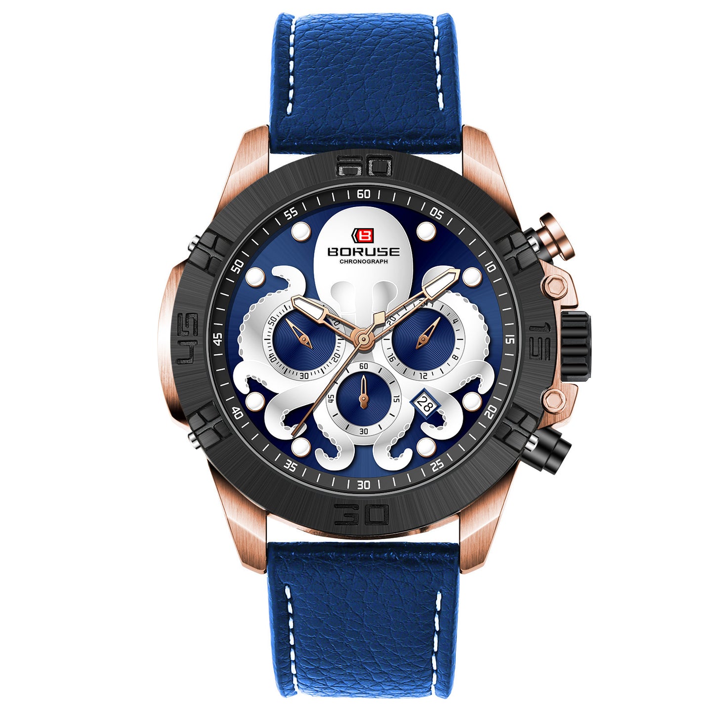 Men's Octopus Waterproof Luminous Quartz Watch