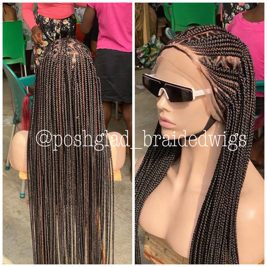 Cornrow Braid Wig - Full Lace - Abimbola
