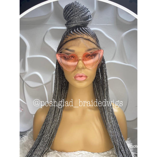 Cornrow Braid Wig - Full Lace Bra Length - Kimora