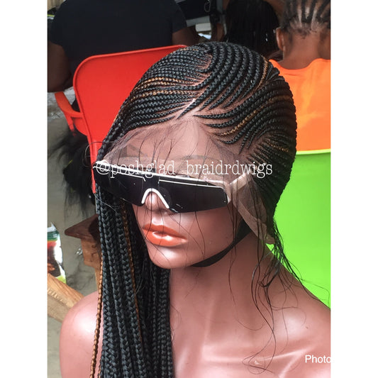 Cornrow Braid Wig - Full Lace - Abiona Lemonade