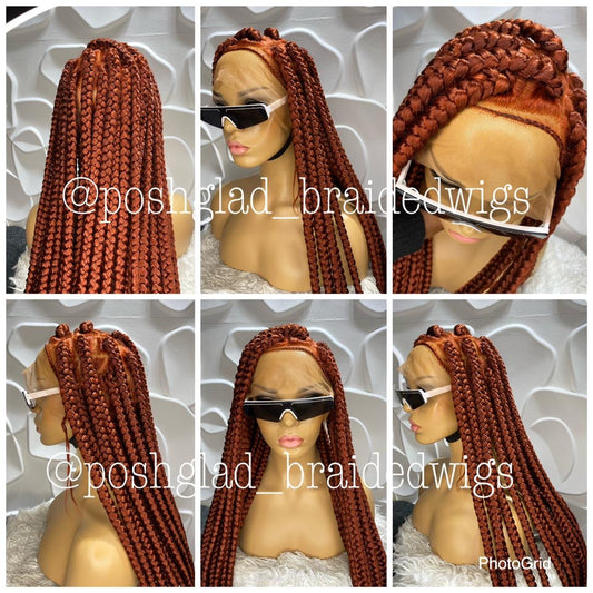 Carin JUMBO IN COPPER RED (FULL LACE)