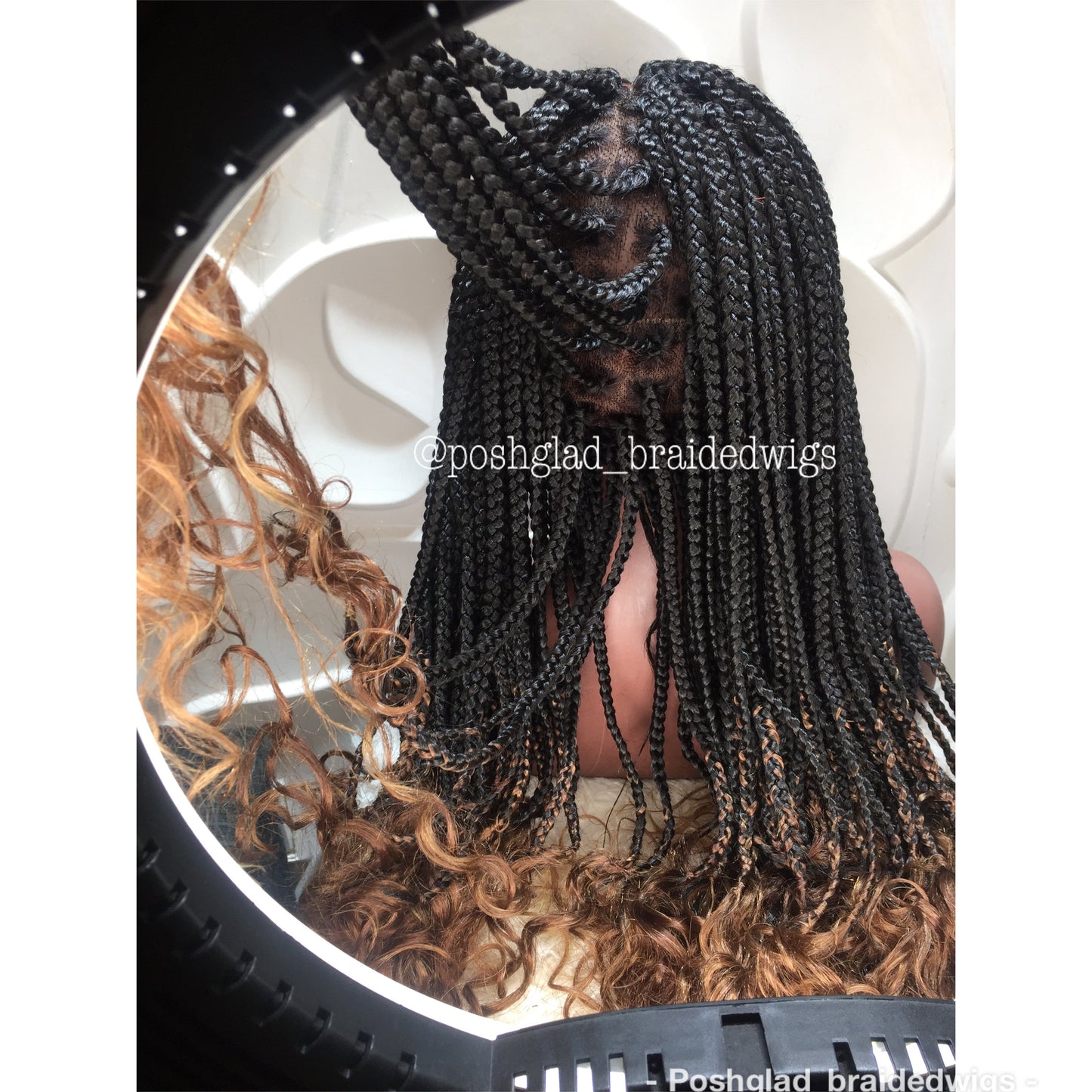 Goddess Box Braid Wig With Curly Tips - Lorensa