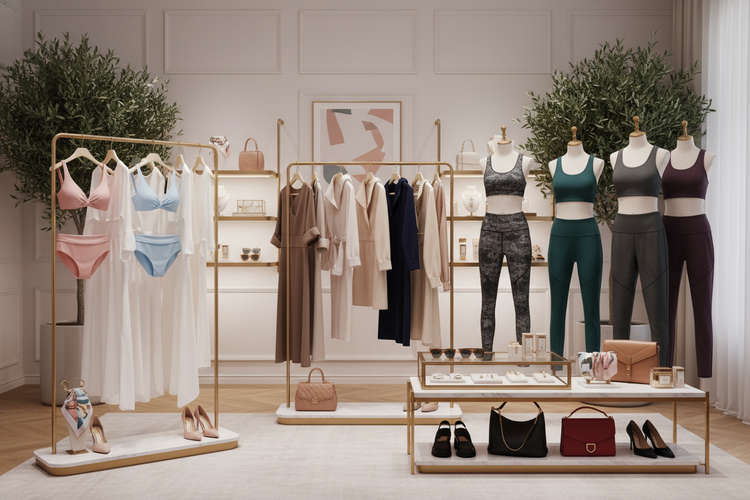 women's shop luxury trendy swim, sports clothing, all occasions attire, shoes accessories, shoes