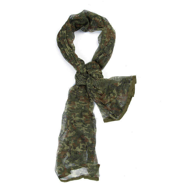 Men's Long Camouflage Multi-purpose Breathable Outdoor Scarf