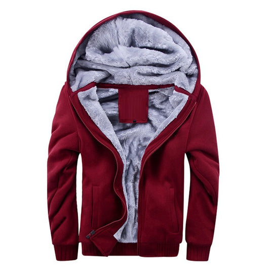 Men's Hooded  Sport Fleece Sweater