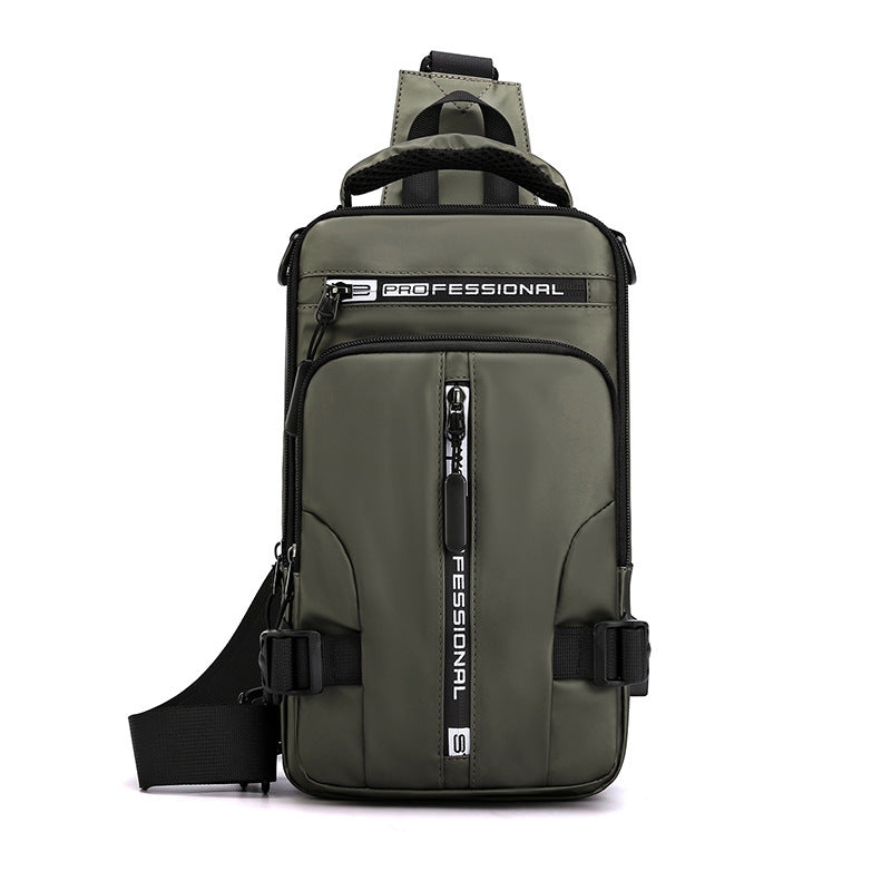 Men's Crossbody Multifunctional Backpack