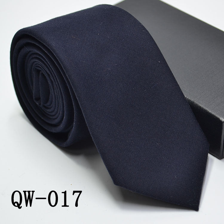 Men's Super Narrow Wool-like Elegant Tie
