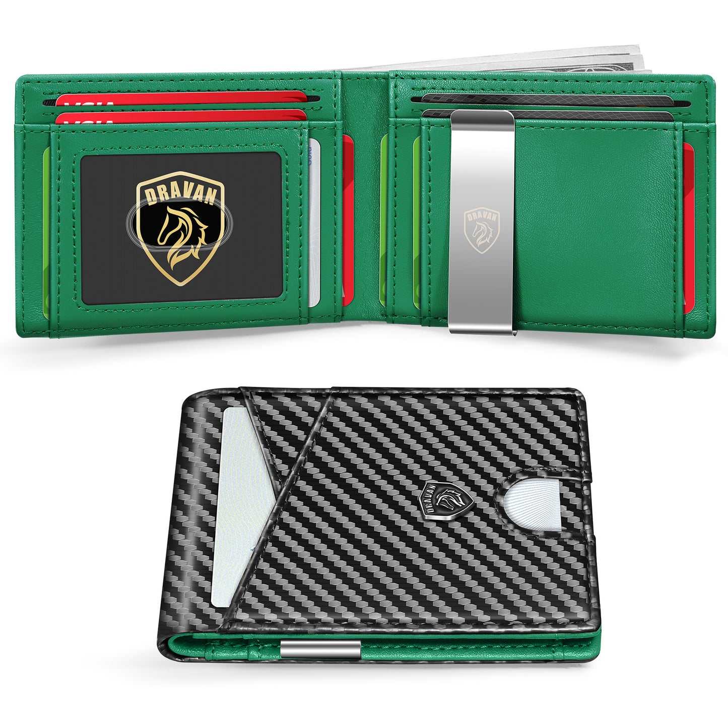 Men's Card Holder Portable Carbon Fiber