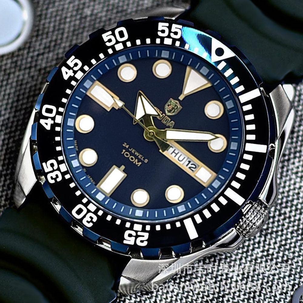 Men's Waterproof Luminous Quartz Movement Business Watch