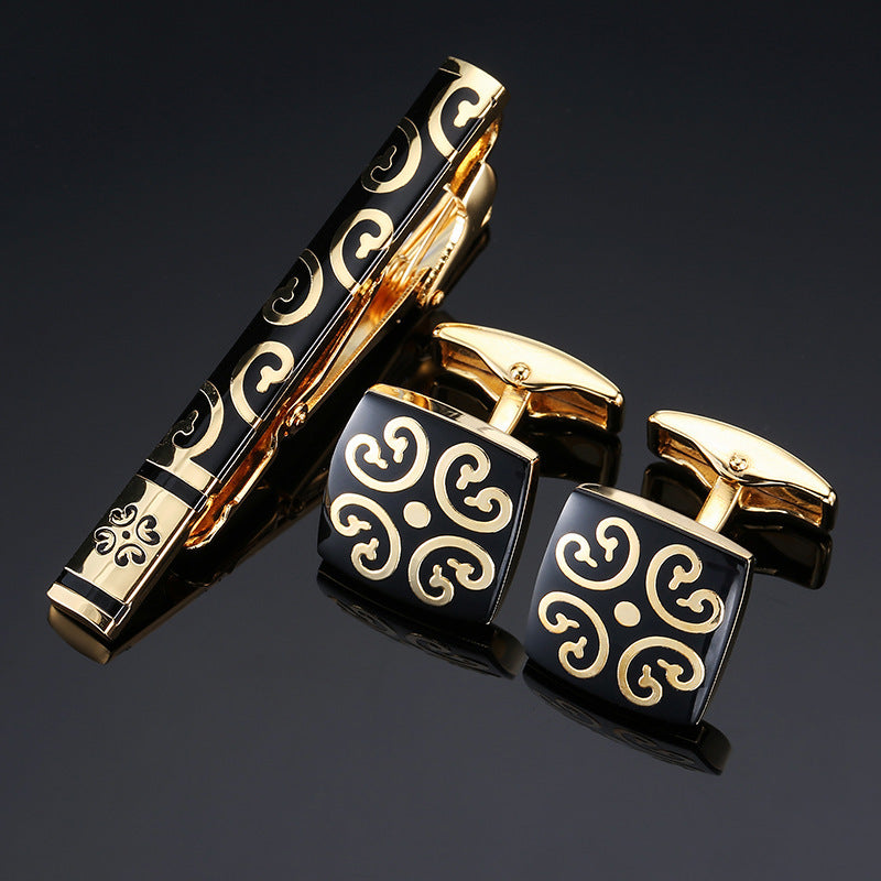 Men's  Tie Clip and Cufflinks Set