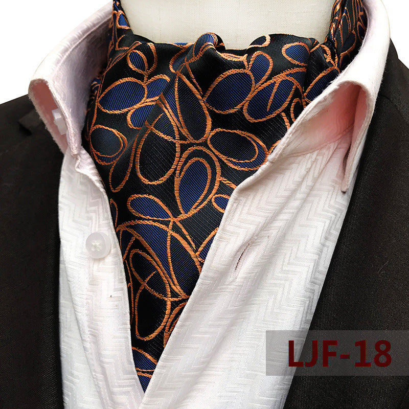 Men's Jacquard Polyester Scarf