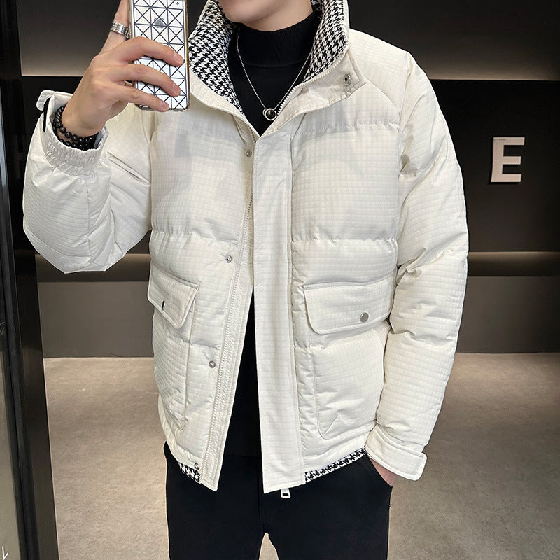 Men's Cotton Stand Collar Coat