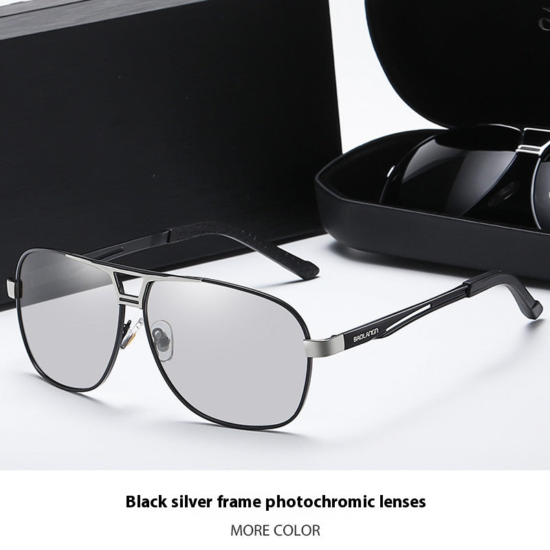Fashion Personality Color-changing Polarized Sunglasses For Men