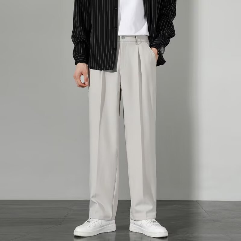 Men's Slim Fit Business Casual Thin Pants