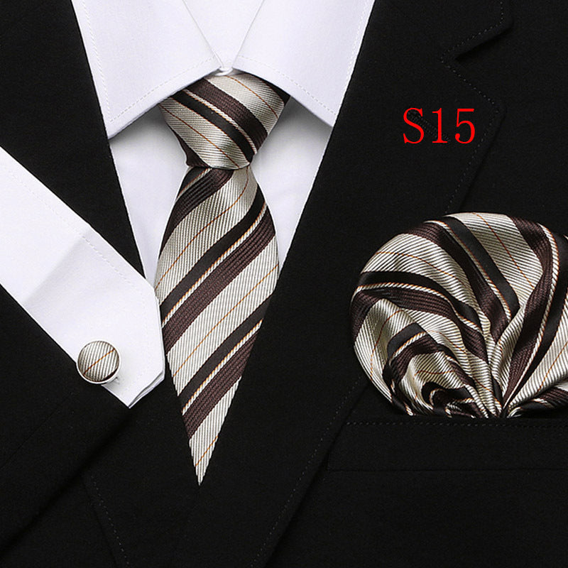 Men's Paisley Series Ties Three-piece Set