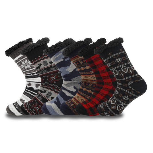 Men's Thick Warm Non-slip Room Socks