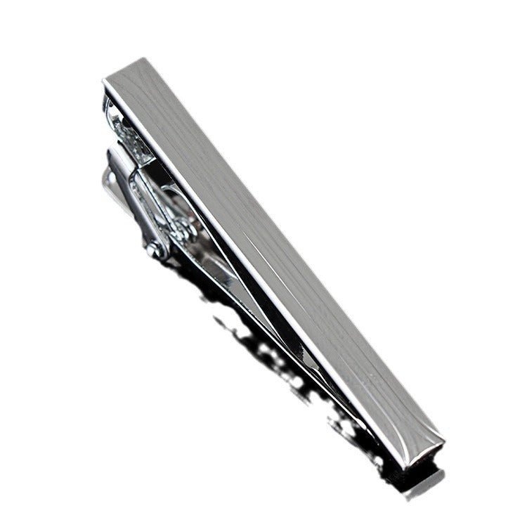 Men's Business Silver Simple Fashion Short Tie Clip
