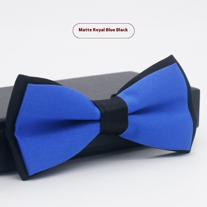 Men's Solid Color Bow Tie