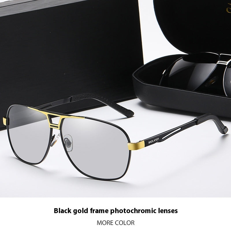Fashion Personality Color-changing Polarized Sunglasses For Men
