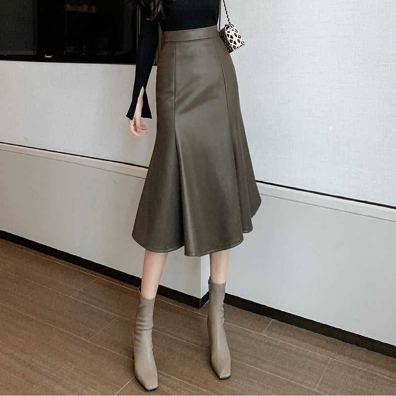 Fishtail Spandex Skirt For Women High Waist Petite Slimming
