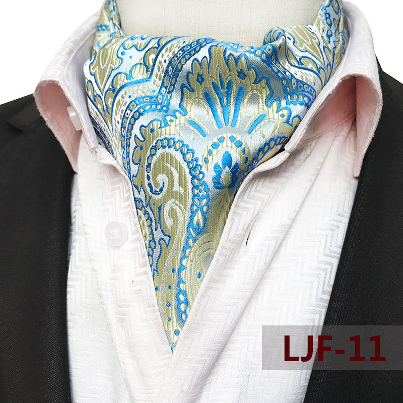 Men's Jacquard Polyester Scarf