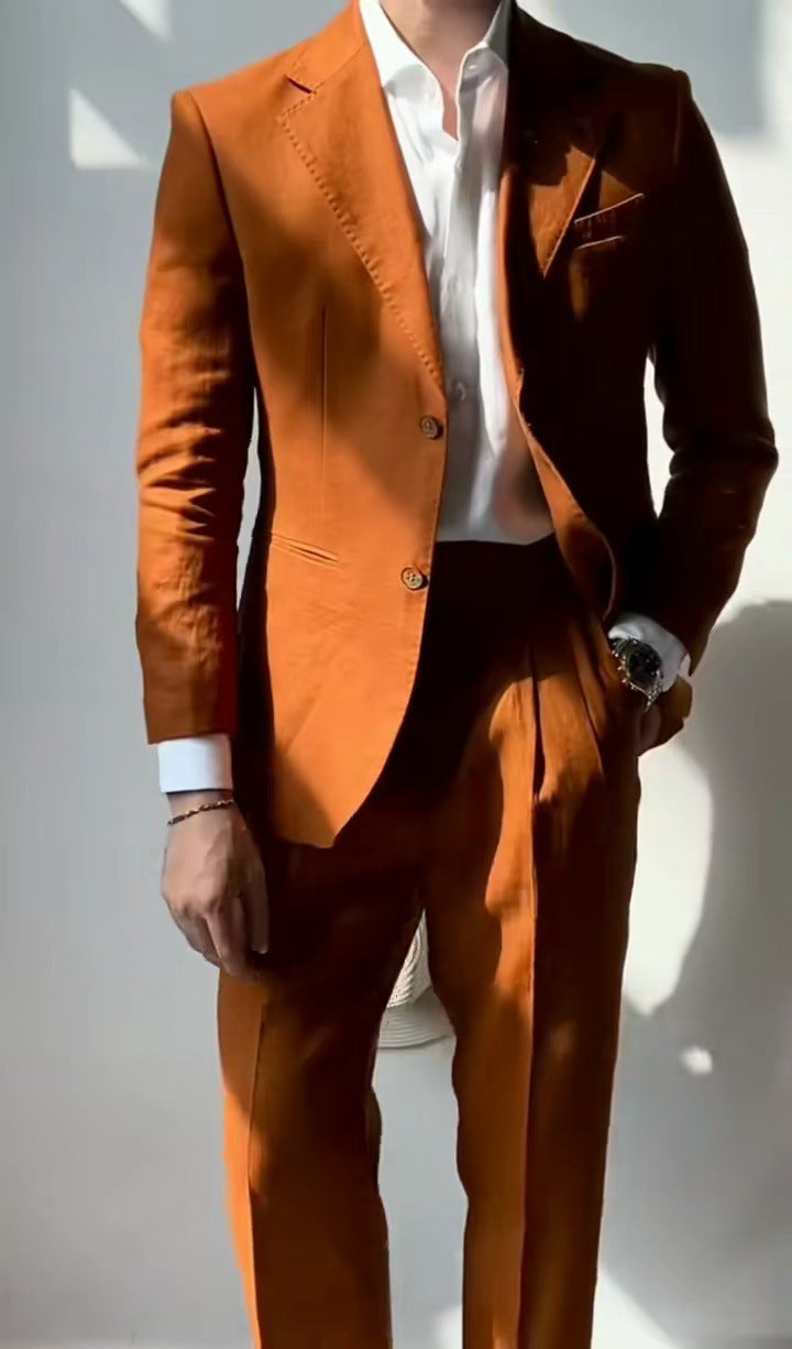 Casual And Lightweight Business Men's Suit