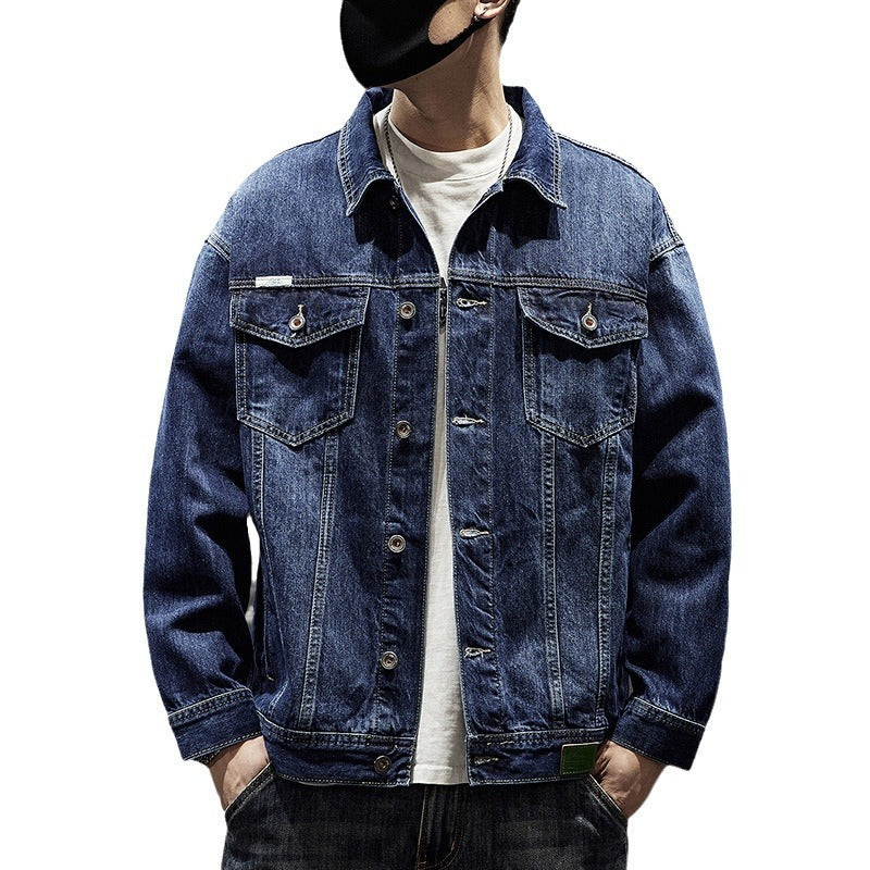 Men's Heavy Retro Denim Jacket