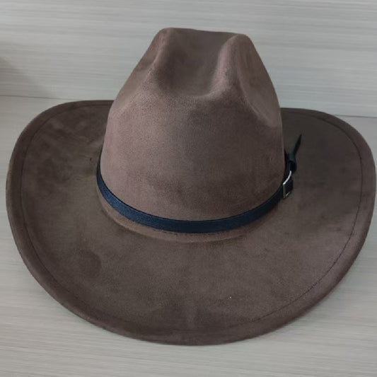 Men's Curved Edge Western Cowboy Hat