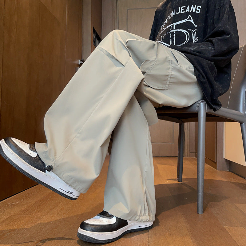Loose Straight Casual Cargo Pants For Men