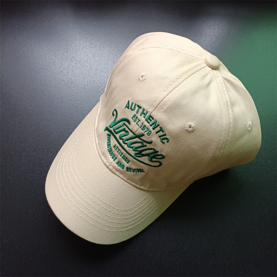 Letter Embroidery Baseball Cap For Men