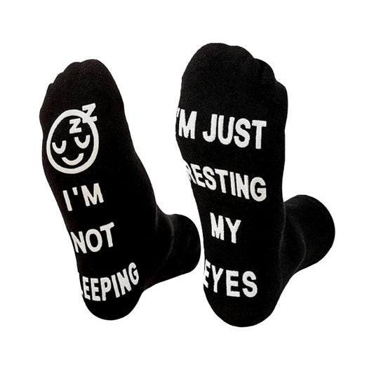 Men's Creative Foot Letter Non-slip Socks