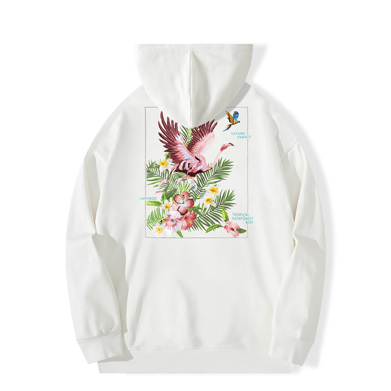 Men's Flamingo Hooded Sweater