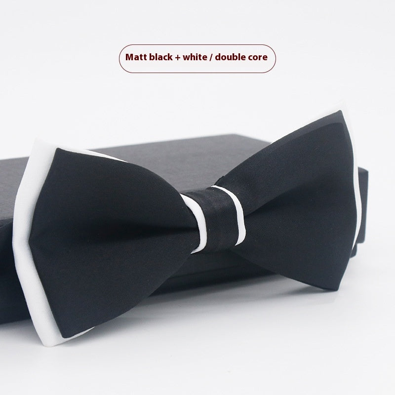Men's Solid Color Bow Tie