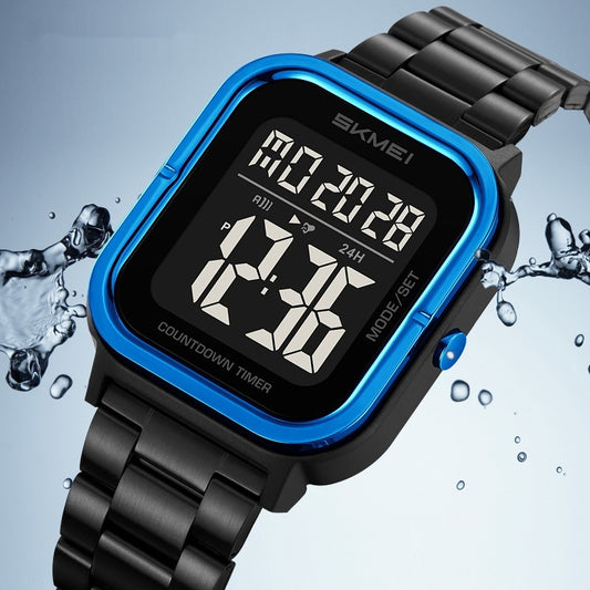 Simple Electronic Men's Digital Display Luminous Watch