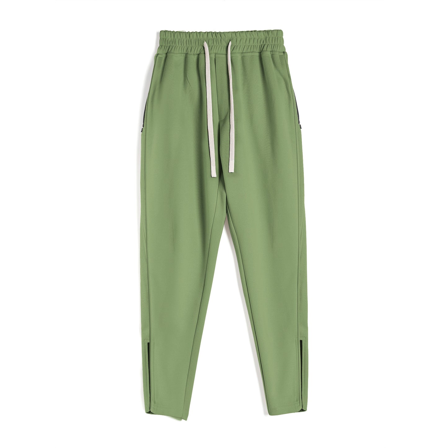 Men's Slim Fit Leg Opening Ankle Zipper Sweatpants