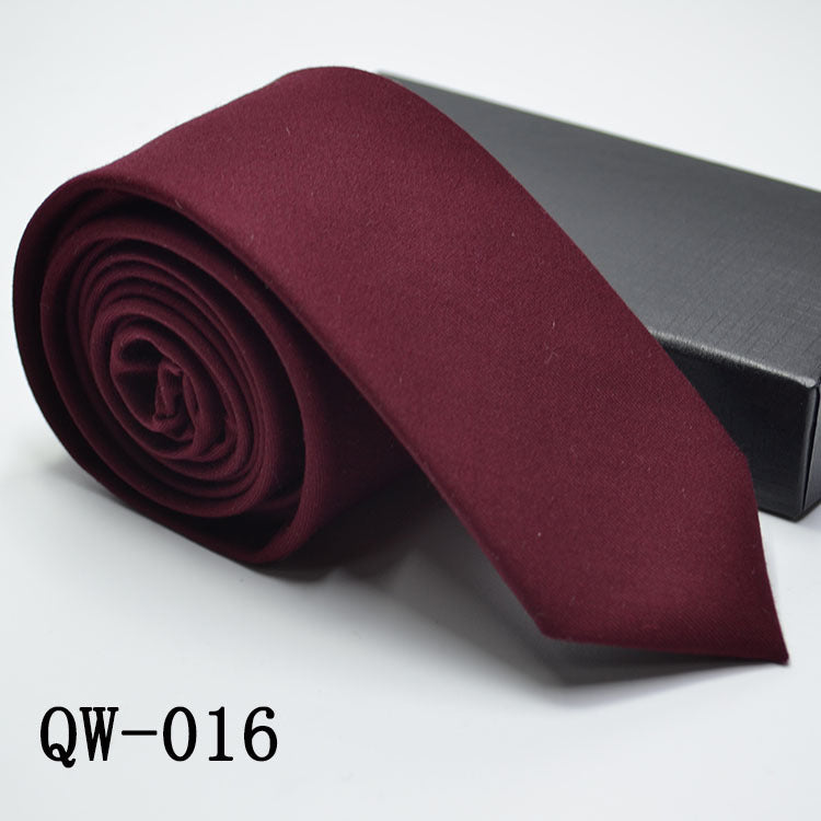 Men's Super Narrow Wool-like Elegant Tie