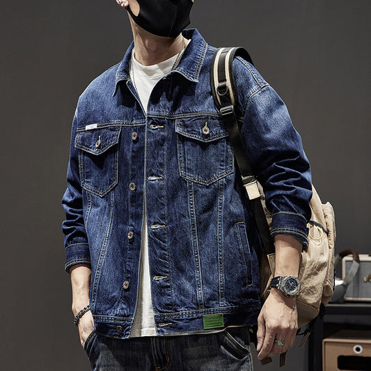 Men's Heavy Retro Denim Jacket