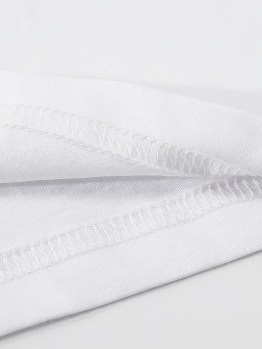 Men's T-shirt, Front Printed T-shirt, Summer, Spring, Autumn Casual Short Sleeved T-shirt, Top As A Gift