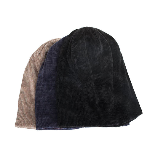 Men's Corduroy Style Knitted Beanie