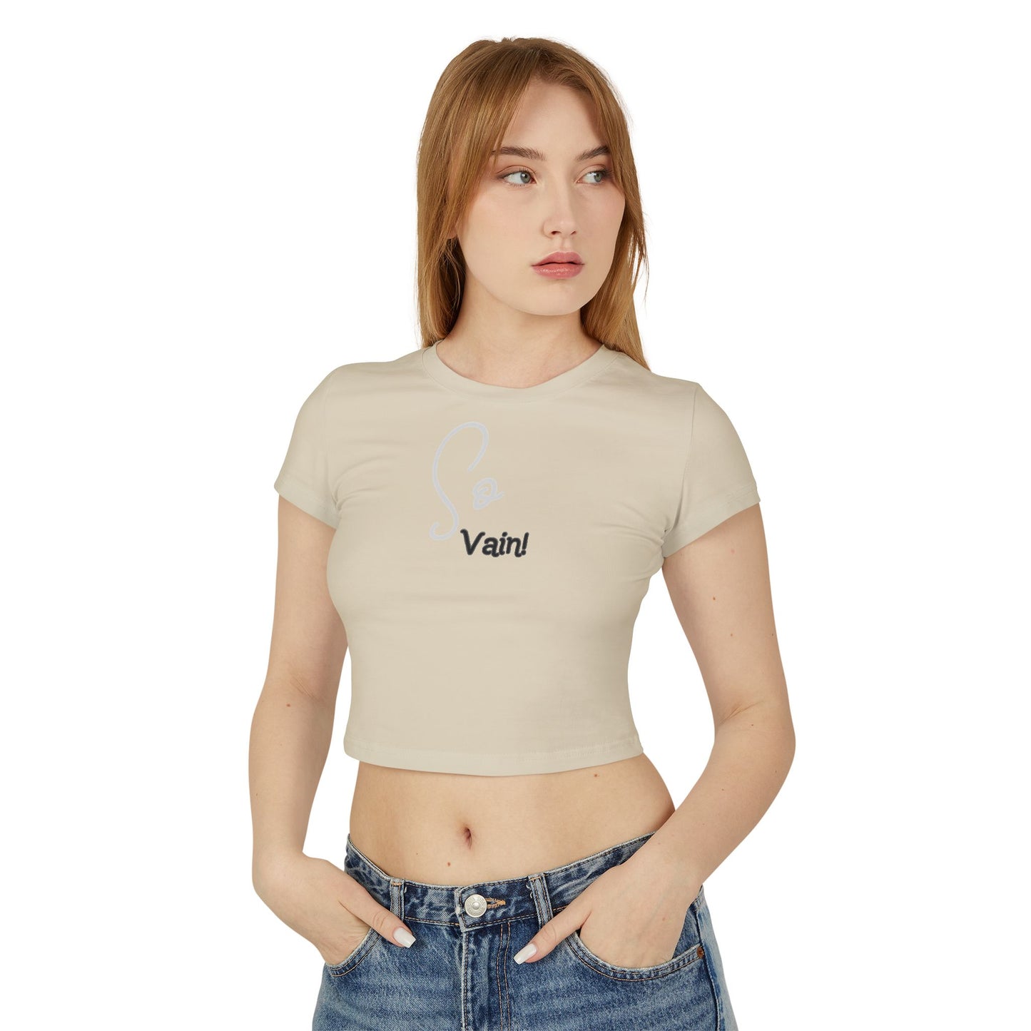So vain Women's Crop Tee
