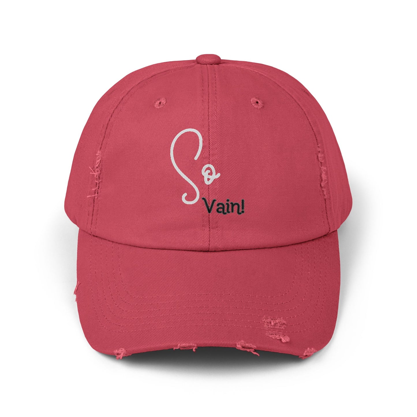 So vain Unisex Distressed Cap