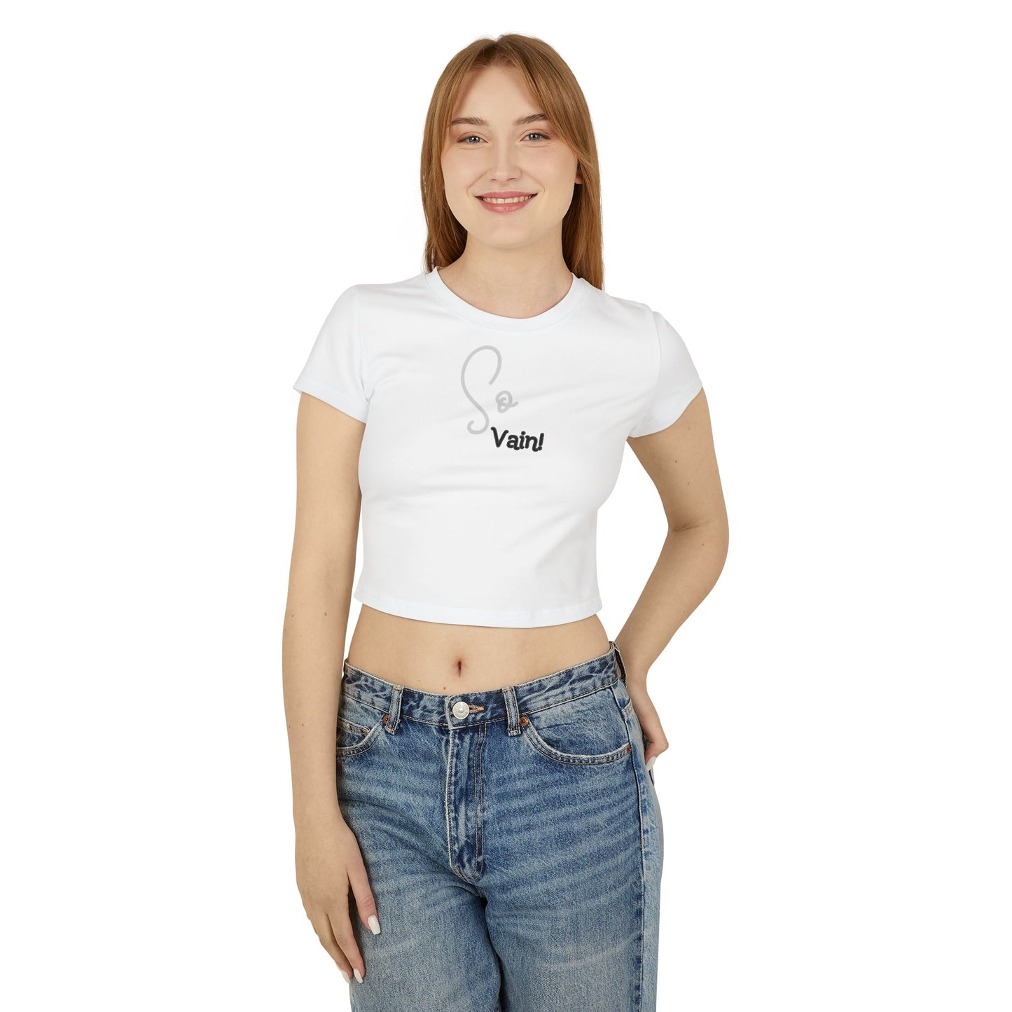 So vain Women's Crop Tee
